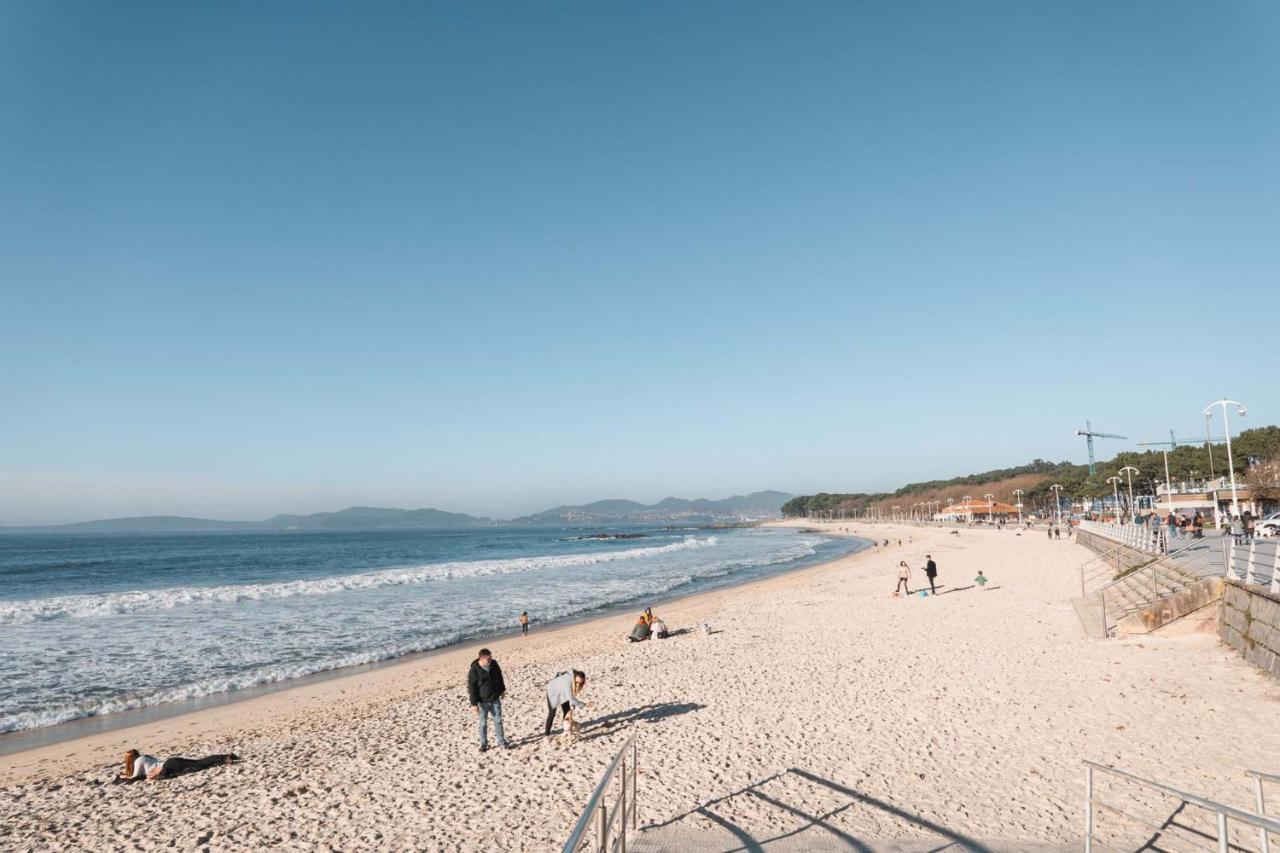 Appartamento Samil Playa Vigo Esterno foto